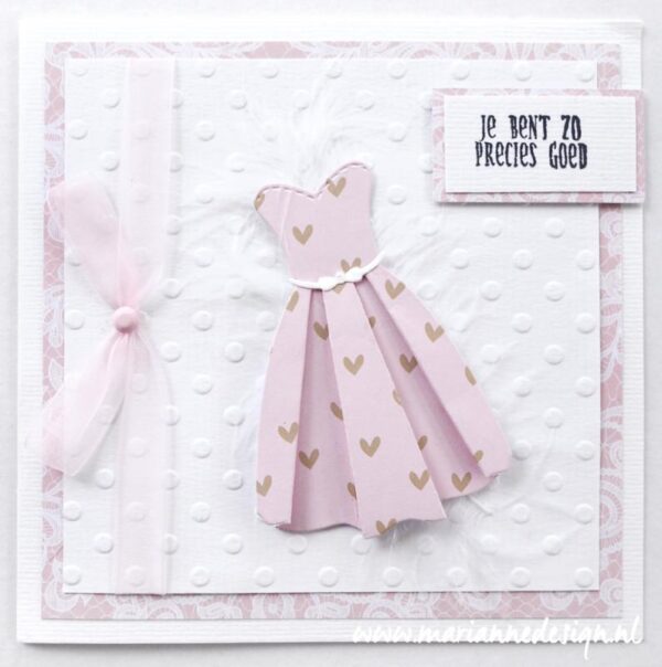 Marianne Design embossingfolder - 3D Design folder polka dots