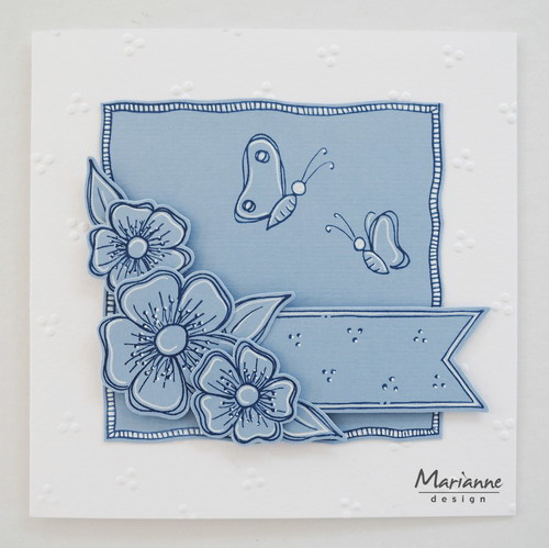 DF3455 vb Marianne Design embossingfolder - Designfolder Marjoleine's dots