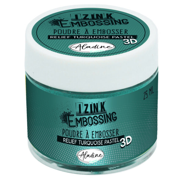Embossingpoeder - Izink - pastel turquoise Embossingpoeder - Izink - pastel turquoise