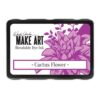 Dye ink pad cactus flower