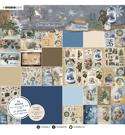 Paperpad Small Designs & Elements Vintage Christmas nr.115