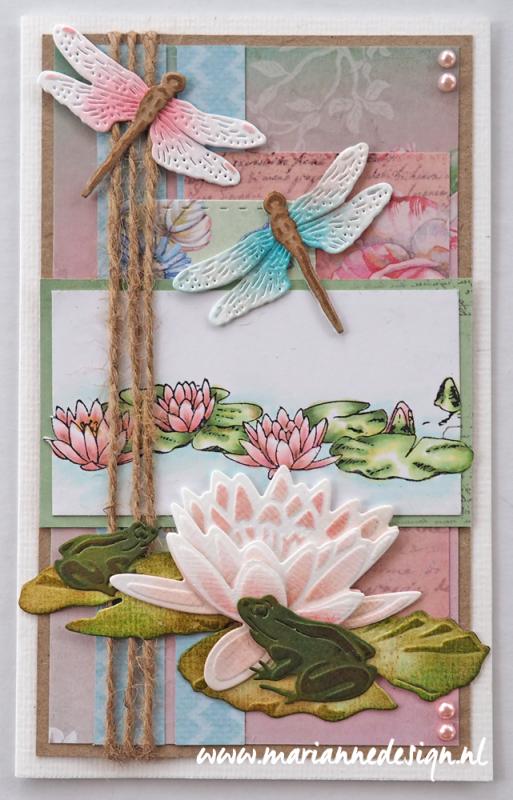 LR0460 Creatables snijmal Tiny's waterlily Marianne Design vb Marianne Design - Creatables LR0460 - Tiny's waterlily