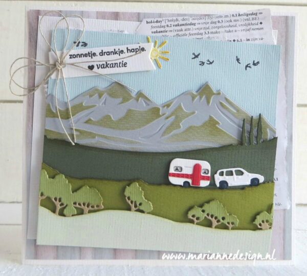 LR0482 Creatables stencil horizon Tuscany vb Marianne Design - Creatables LR0482 - Horizon Tuscany