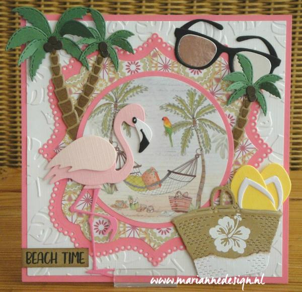 LR0543 Creatables snijmal beach bag vb