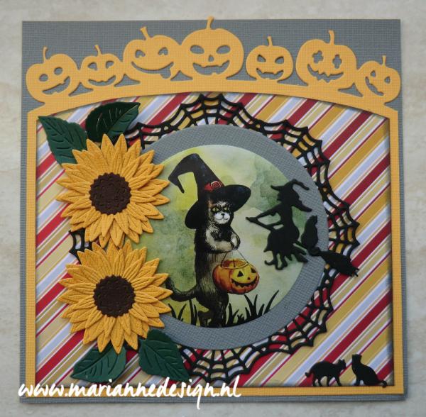 LR0562 Creatables snijmal Border with pumpkins vb LR0562 Creatables snijmal Border with pumpkins vb