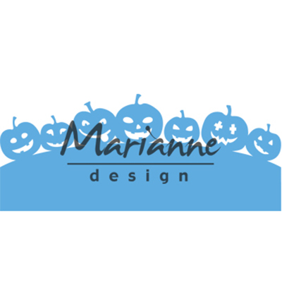 LR0562 Creatables snijmal Border with pumpkins