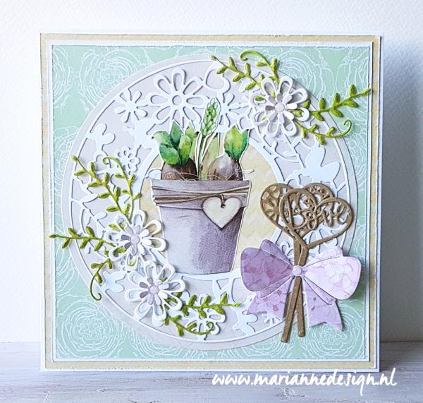 LR0574 Creatables snijmal Flower Frame round vb LR0574 Creatables snijmal Flower Frame round vb