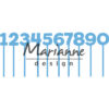LR0582 Creatables snijmallen Pins numbers