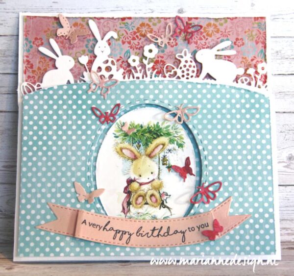 LR0588 Marianne Design - Creatables LR0588 - Bunny Border vb LR0588 Marianne Design - Creatables LR0588 - Bunny Border