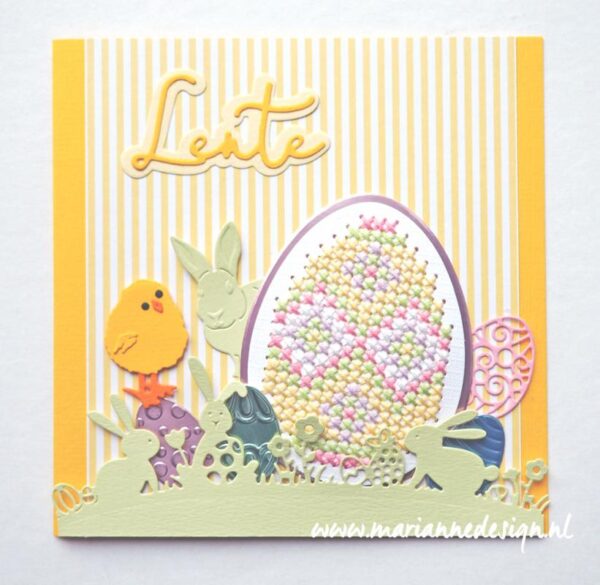 LR0588 Marianne Design - Creatables LR0588 - Bunny Border vb1 Marianne Design - Creatables LR0588 - Bunny Border