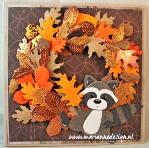 LR0624 Creatables snijmallen Tiny's Leaves Wreath vb