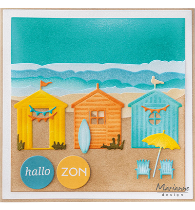 LR0662 Creatables snijmallen Beach Houses set vb2