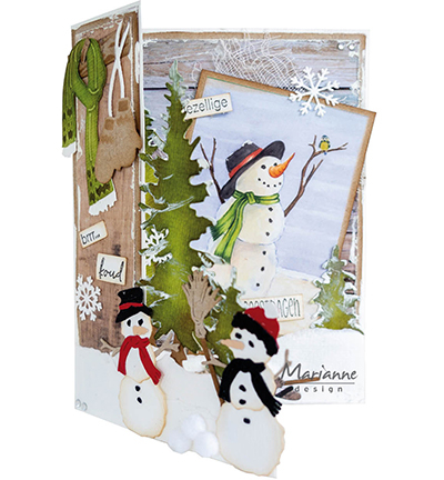 LR0686 Creatables - Mittens & scarf set vb