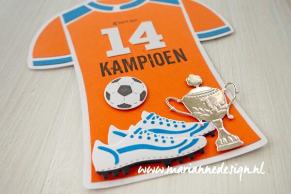 LR0713 Creatables snijmal Soccer shoe vb1 Marianne Design - Creatables LR0713 - Soccer shoe