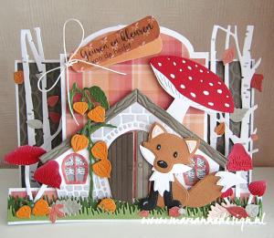 LR0771 Marianne Design - Creatables snijmallen - Gnome Home vb1 Marianne Design - Creatables LR0771 - Gnome Home