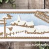 LR0778 Marianne Design - Creatables snijmallen - Tiny's Snowy signpost & fence vb LR0778 Marianne Design - Creatables snijmallen - Tiny's Snowy signpost & fence vb