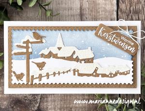 LR0778 Marianne Design - Creatables snijmallen - Tiny's Snowy signpost & fence vb LR0778 Marianne Design - Creatables snijmallen - Tiny's Snowy signpost & fence vb