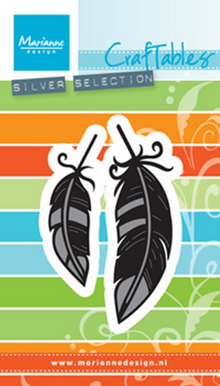 Marianne Design - snijmallen - Craftables Feathers CR1412 Marianne Design - snijmallen - Craftables Feathers CR1412