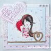 CR1428 Craftables snijmallen lace heart vb