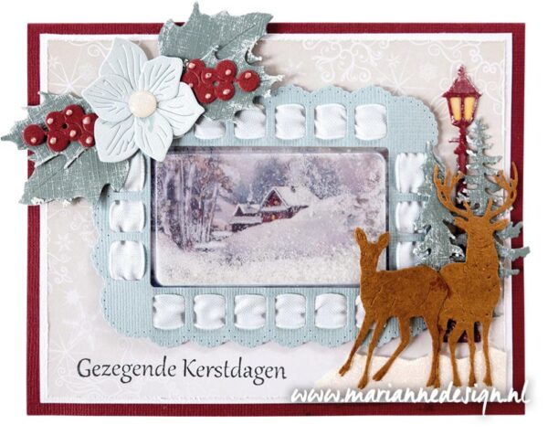 CR1436 Snijmallen Craftables - Ribbon rectangle vb1 Marianne Design - Craftables CR1436 - Ribbon rectangle