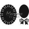 CR1458 Craftables snijmallen Oval ribbon CR1458 Craftables snijmallen Oval ribbon