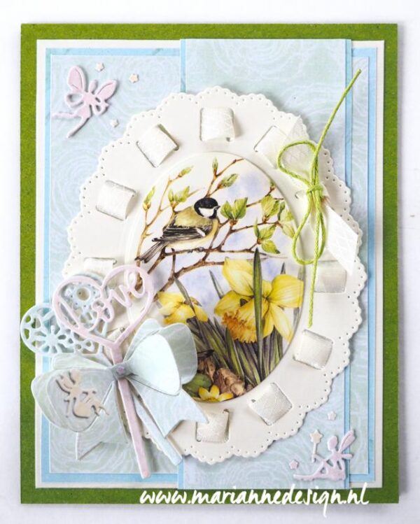 CR1458 Craftables snijmallen Oval ribbon vb1 Marianne Design - Craftables CR1458 - Oval ribbon