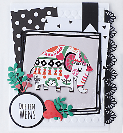 Marianne Design - Craftables CR1469 - Doodle square