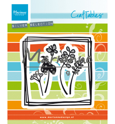 CR1469 Craftables snijmal Doodle square 3 CR1469 Craftables snijmal Doodle square 3
