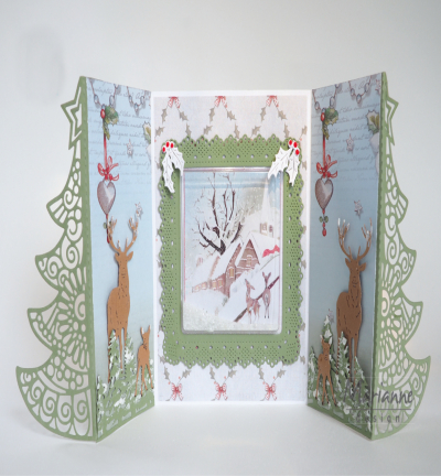 CR1475 Craftables snijmal Shaker Square vb Marianne Design - Craftables CR1475 - Shaker Square