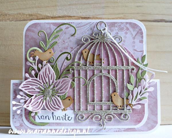 CR1493 Craftables Open Flowers vb1 Marianne Design - Craftables CR1493 - Open Flowers