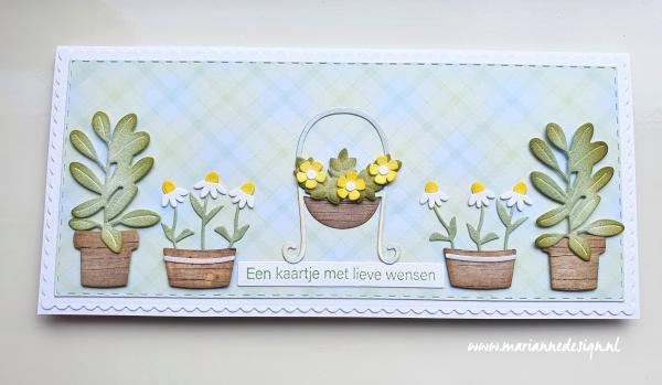 CR1542 Craftables snijmallen Potted Plants by Marleen