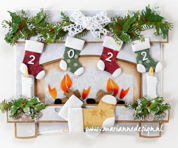 CR1566 Craftables Numbers Journal vb2 Marianne Design - Craftables CR1566 - Numbers Journal