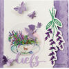 CR1577 Craftables snijmal Stitching Lavender vb Marianne Design - Craftables CR1577 - Stitching Lavender