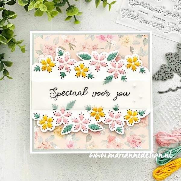 CR1578 Craftables snijmal Stitching Daisies vb