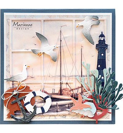 LR0860 Snijmallen - Marianne Design - Tiny's nautical set vb LR0860 Snijmallen - Marianne Design - Tiny's nautical set vb