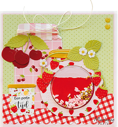 LR0863 Snijmallen - Marianne Design - Jam jar vb