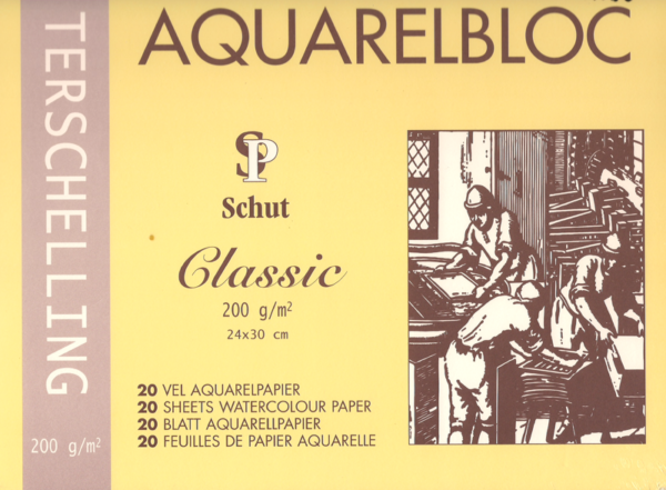 21025 Aquarelbloc-classic-200-gr.-24x30-cm 21025 Aquarelbloc-classic-200-gr.-24x30-cm