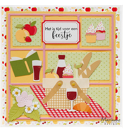 COL1546 Snijmallen - Marianne Design - Collectables Picnic Basket