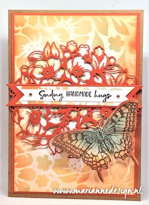 CR1586 Marianne Design - Craftables - Art texture XL - Floral vb1 CR1586 Marianne Design - Craftables - Art texture XL - Floral vb