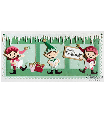 CR1607 Marianne Design - Craftables snijmallen - Slimline icicles vb