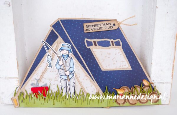 Marianne Design - Clearstamps and dies HT1663 - Hetty's Fisherman