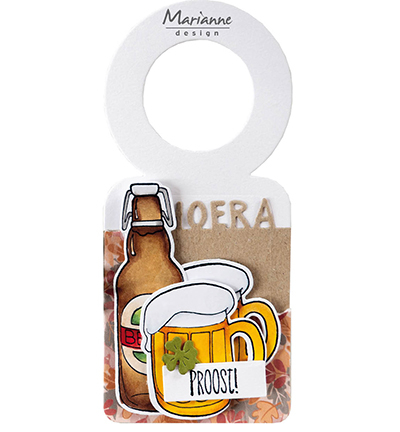 Clearstamps and dies - Marianne Design - Hetty's Beer