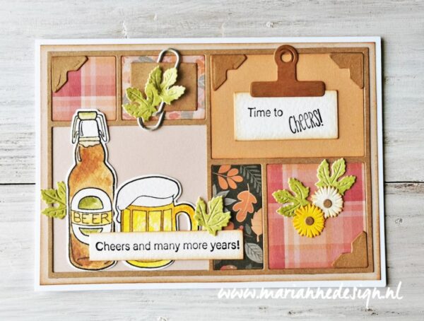Clearstamps and dies - Marianne Design - Hetty's Beer
