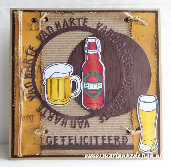 Clearstamps and dies - Marianne Design - Hetty's Beer