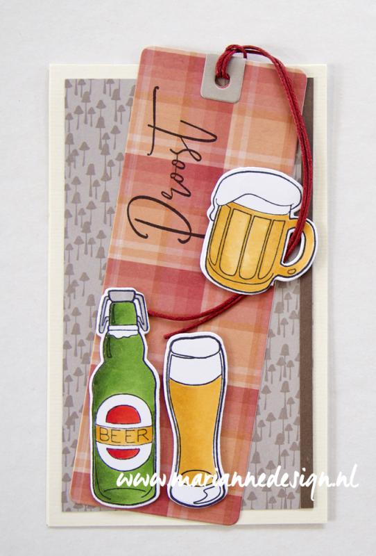 Clearstamps and dies - Marianne Design - Hetty's Beer
