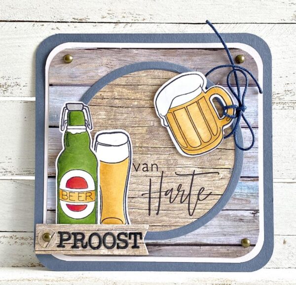 Clearstamps and dies - Marianne Design - Hetty's Beer