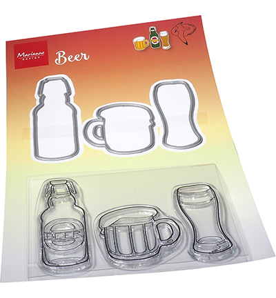 HT1664 Clearstamps and dies Hetty's Beer