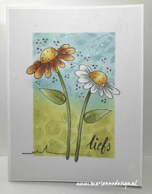 PS8026 Mask stencil - Marianne Design - Flower petals vb PS8026 Mask stencil - Marianne Design - Flower petals vb