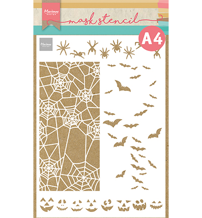 PS8108 Mask stencil - Marianne Design - Slimline Halloween vb4