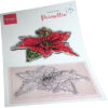 TC0902 Marianne Design - Clearstamps and dies - Tiny's Flowers - Poinsettia vb